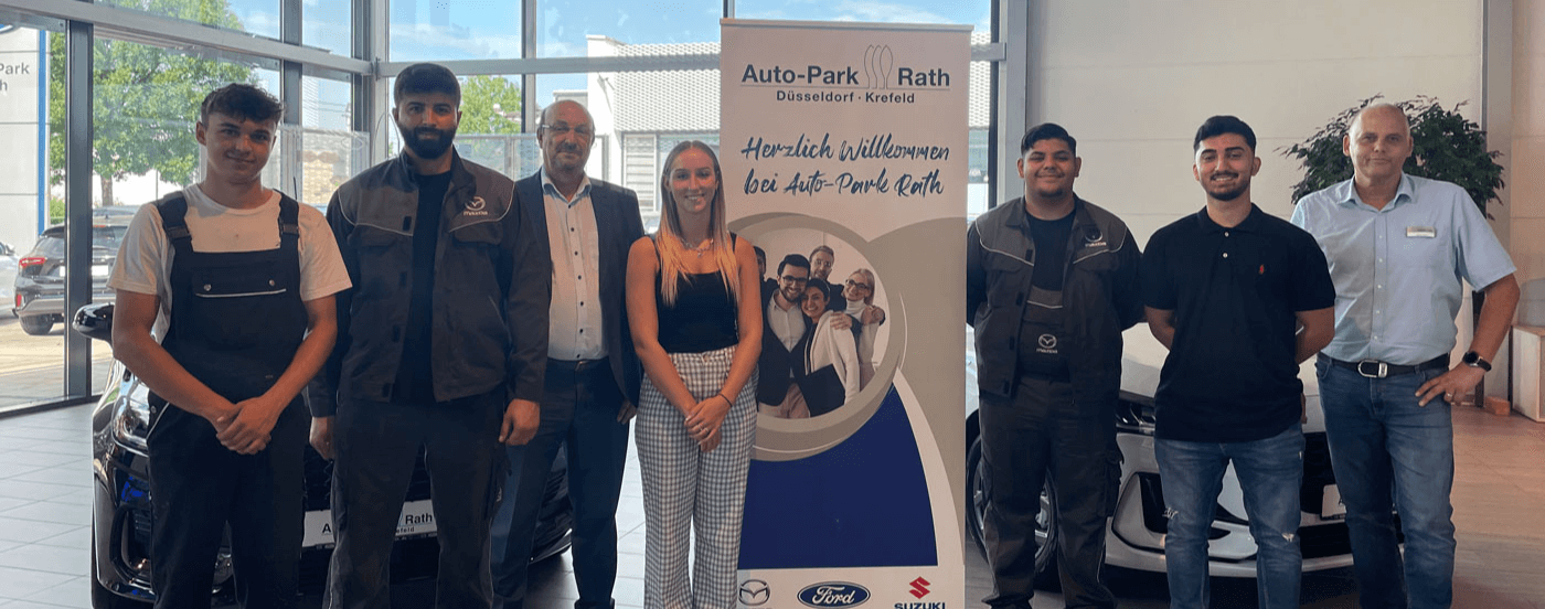 Auto-Park Rath begrüßt 6 neue Auszubildende